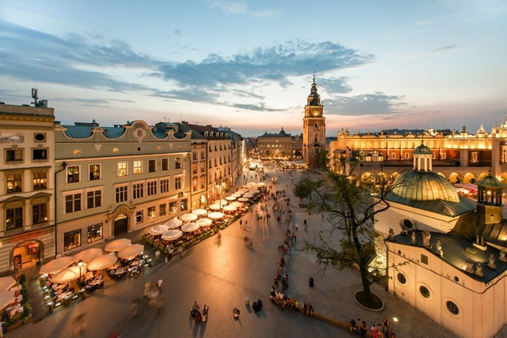 vieille ville cracovie
